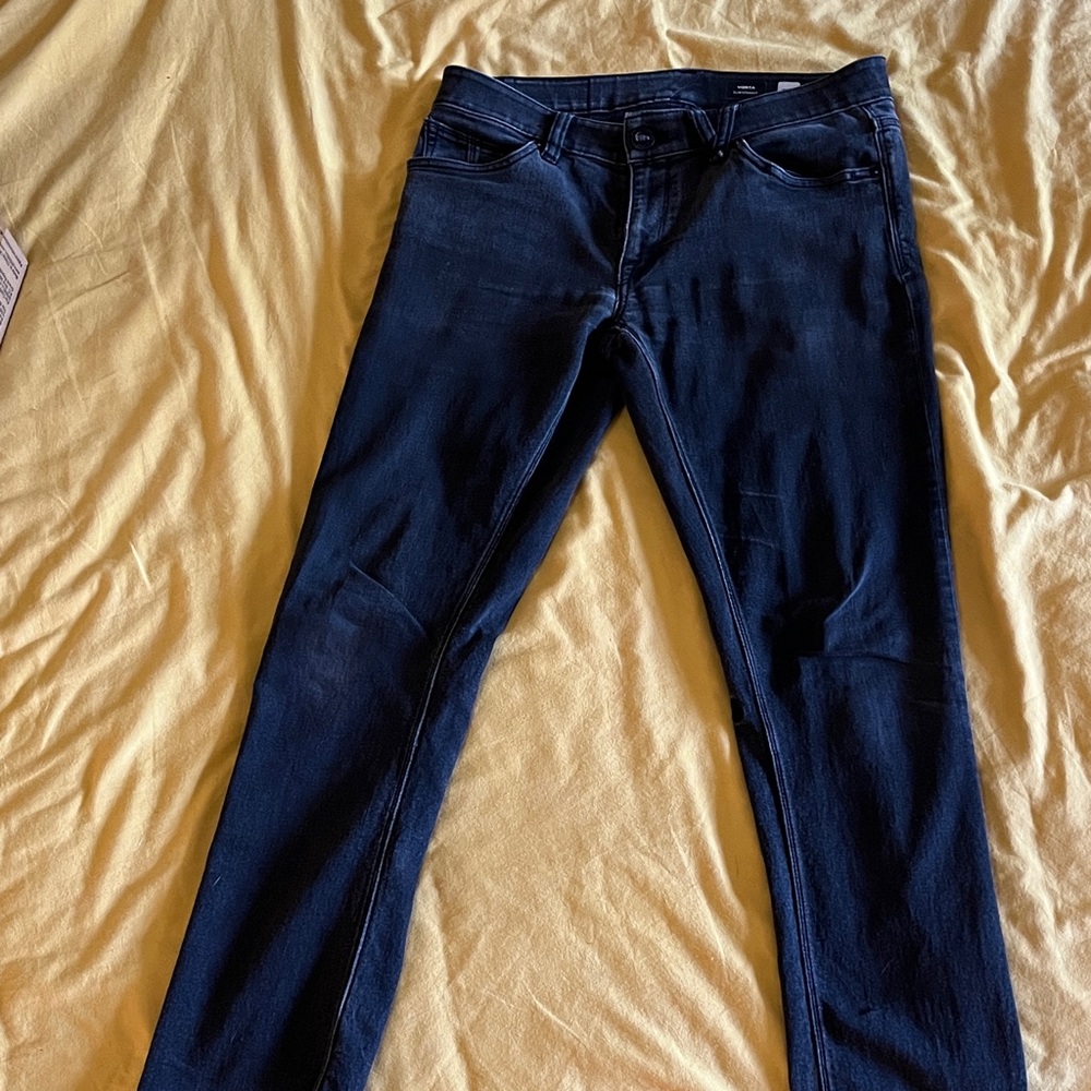 Black Volcom Vorta slim straight Jeans 31